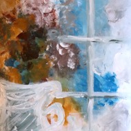 Finestra - Window, 2020, 28 x 35,5 cm, Acrylic on paper