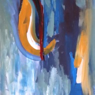 Lo Amo - Hook, 2020, 28 x 35,5 cm, Acrylic on paper